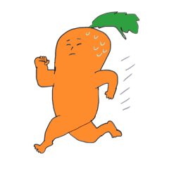 [LINEスタンプ] ぼくはにんじん。