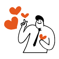 [LINEスタンプ] Office worker emoticon.