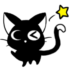 [LINEスタンプ] 黒猫ダル