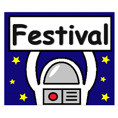 [LINEスタンプ] Festival Planet