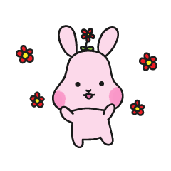 [LINEスタンプ] Hello, Dodo Rabbit