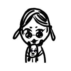 [LINEスタンプ] White dog is the protagonist