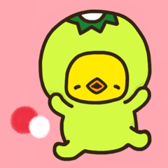 [LINEスタンプ] かぱちゃんのとなりの「ぴ」