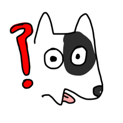 [LINEスタンプ] ブルテリアのおせろちゃん