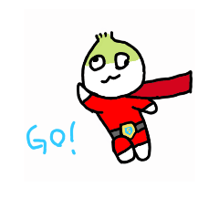 [LINEスタンプ] Onion Superman