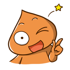 [LINEスタンプ] Chestnut head figure