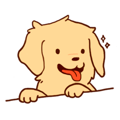 [LINEスタンプ] Daily Golden Retriever