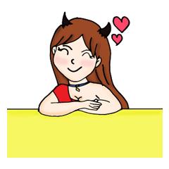 [LINEスタンプ] milk is girl