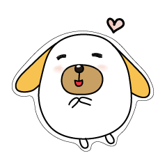 [LINEスタンプ] Lovely sticker dog