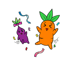 [LINEスタンプ] ninnin in the joyful land