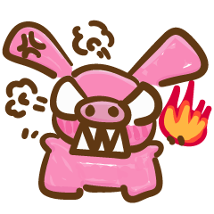 [LINEスタンプ] Piggly BunBun