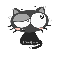 [LINEスタンプ] Chao Guay black cat