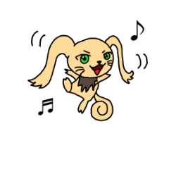 [LINEスタンプ] Luna's warm heartedness