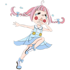 [LINEスタンプ] Pinki chan