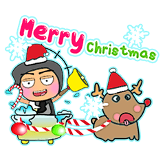 [LINEスタンプ] Tamama^..^！17Merry Christmas.