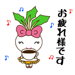 [LINEスタンプ] 金町小かぶのみなみちゃん