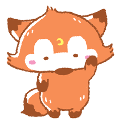 [LINEスタンプ] OKluna - Goobi the Kid Fox