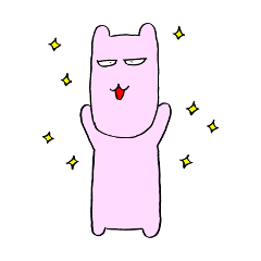 [LINEスタンプ] 二足歩行の猫。