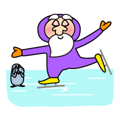 [LINEスタンプ] skater papa