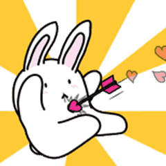 [LINEスタンプ] A special day for Dancing Bunny
