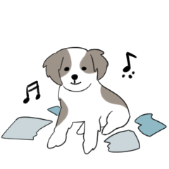 [LINEスタンプ] Moong-geh Dog