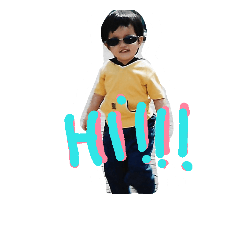 [LINEスタンプ] hi hello annyeong