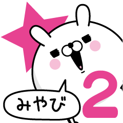 [LINEスタンプ] ☆みやび☆が使う名前あだ名スタンプ2