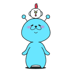 [LINEスタンプ] 宇宙人くん with じゃすみん