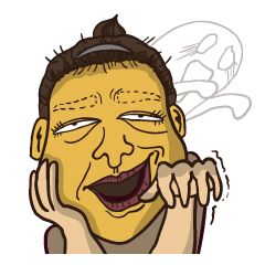 [LINEスタンプ] Super Crazy Mother