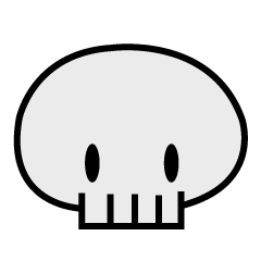 [LINEスタンプ] Skull 2018