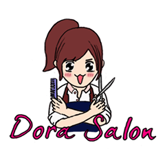 [LINEスタンプ] Dora Hair Salon