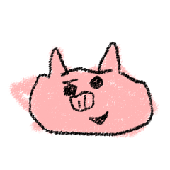 [LINEスタンプ] Pork chop