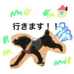 [LINEスタンプ] ごまの日常 使える言葉