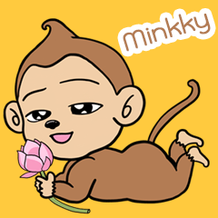 [LINEスタンプ] Minkky Minkky