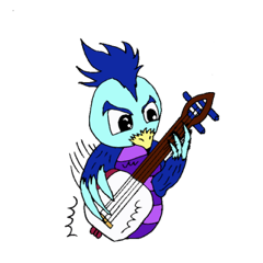 [LINEスタンプ] Blue bird Mashami