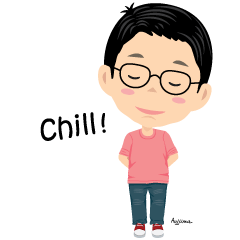 [LINEスタンプ] Aujjy chill！