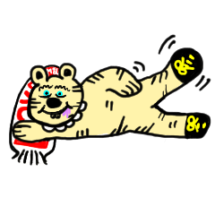 [LINEスタンプ] クマが凄いMI乱ベアちゃん