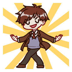 [LINEスタンプ] Mr. Hashimoto and Pet Dog's life