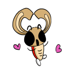 [LINEスタンプ] Hand Ear Rabbit