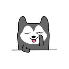 [LINEスタンプ] Briquette Husky 2