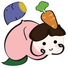 [LINEスタンプ] Oung-Oung the veggies