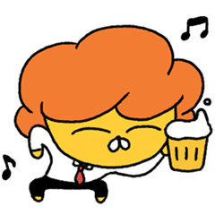 [LINEスタンプ] Office Life Beerman