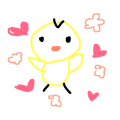 [LINEスタンプ] yellow bird-