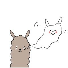 [LINEスタンプ] Mr. Alpaca (27, new employee)