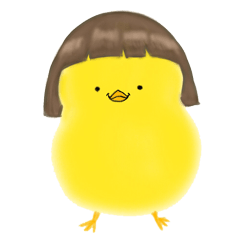 [LINEスタンプ] A peculiar chick-Ari