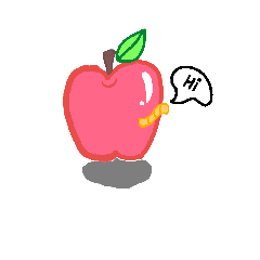 [LINEスタンプ] a apple