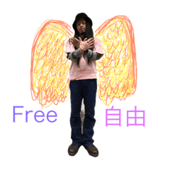 [LINEスタンプ] PEACE GUY K