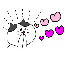 [LINEスタンプ] おはなし猫