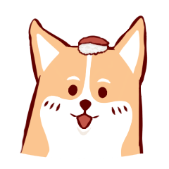 [LINEスタンプ] Sushi Dog 01