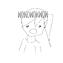 [LINEスタンプ] No Color Time 1